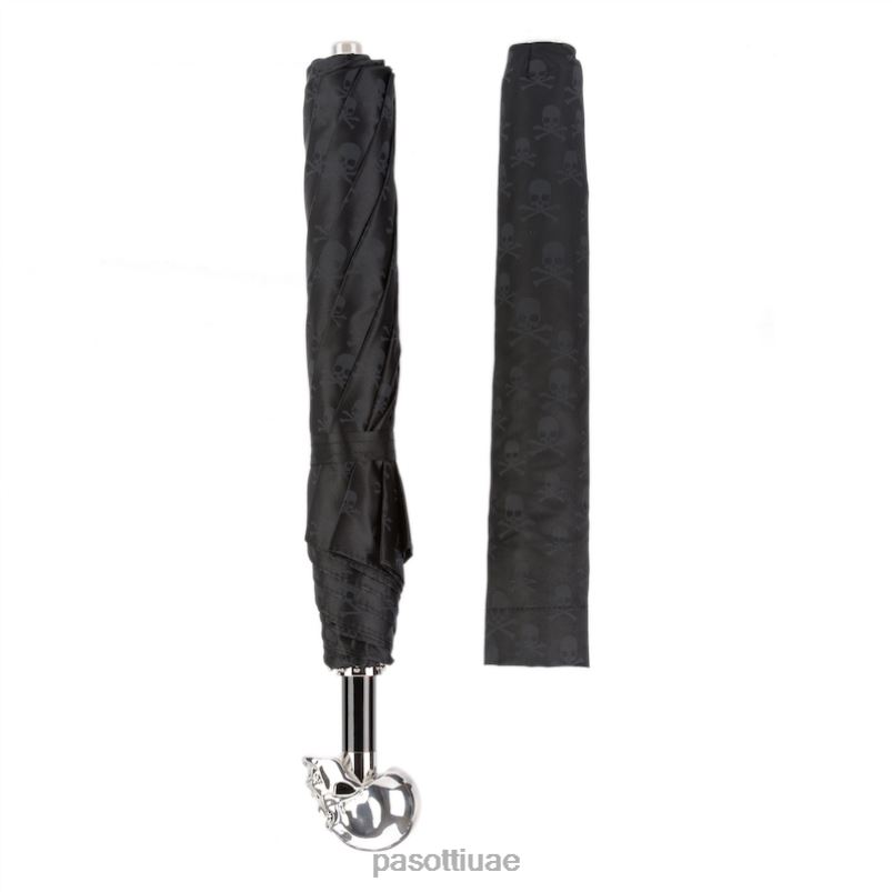 مظلة | 64 رطل W33 - مظلة جمجمة فضية بطبعة جماجم PASOTTI Z446V173